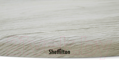 Обеденный стол Sheffilton SHT-TU2-1/90 МДФ (медный металлик/дуб верона белый)