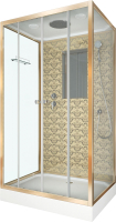 Душевая кабина Niagara NG-7772QG 120x90x210 (прозрачное стекло) - 