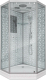 Душевая кабина Niagara NG-7702DW 100x100x210 (прозрачное стекло) - 