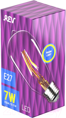 Лампа REV Vıntage Filament / WB324362 (теплый свет)