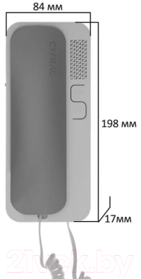 Аудиодомофон Cyfral Unifon Smart B (белый)