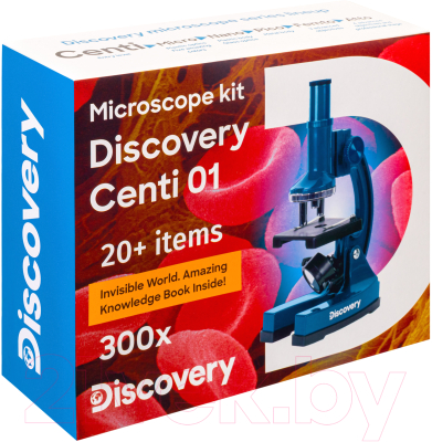 Микроскоп оптический Levenhuk Discovery Centi 01 с книгой / D78238