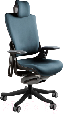 Кресло офисное Unique Wau 2 W-709-B-BL417 (Czarny/Slategrey)
