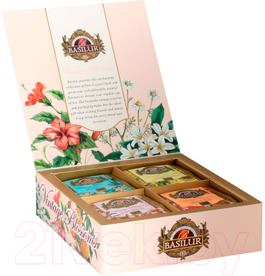 Чай пакетированный Basilur Винтажные цветы / 12622 (40пак)