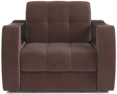Кресло-кровать Mebel-Ars Аккордеон Барон №3 (велюр молочный шоколад НВ-178 13)