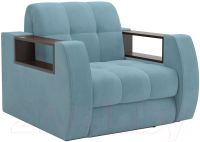Кресло-кровать Mebel-Ars Аккордеон Барон №3 (голубой Luna 089)