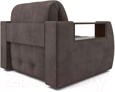 Кресло-кровать Mebel-Ars Аккордеон Барон №3 (коричневый кордрой)