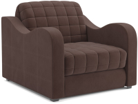 Кресло-кровать Mebel-Ars Аккордеон Барон №4 (велюр молочный шоколад НВ-178 13) - 