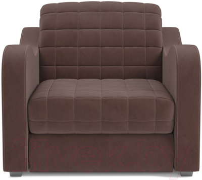 Кресло-кровать Mebel-Ars Аккордеон Барон №4 (велюр молочный шоколад НВ-178 13)