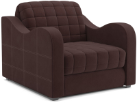 Кресло-кровать Mebel-Ars Аккордеон Барон №4 (велюр шоколад HB-178 16) - 