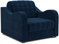 Кресло-кровать Mebel-Ars Аккордеон Барон №4 (темно-синий Luna 034) - 