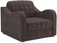 Кресло-кровать Mebel-Ars Аккордеон Барон №4 (коричневый кордрой) - 
