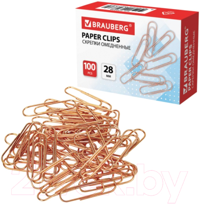 Скрепки Brauberg 270448 (100шт)