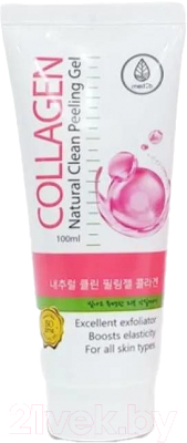 Гоммаж для лица Med B Natural Clean Peeling Gel Collagen (100мл)