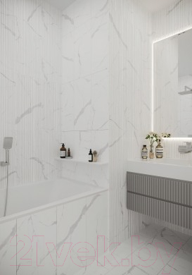 Плитка Beryoza Ceramica Statuario White (600x300)