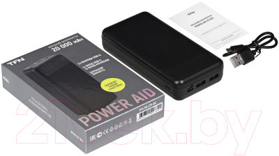 Портативное зарядное устройство TFN PowerAid 20000mAh / TFN-PB-279-BK (черный)