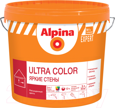 Краска Alpina Expert Ultra Color База 1 (10л)