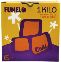 Уголь для кальяна Fumelo Кокосовый 26мм / AHR02419 (1кг) - 