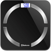 Напольные весы электронные Sakura SA-5056BK (черный) - 