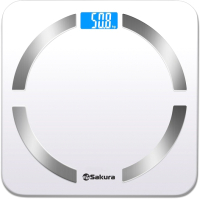 Напольные весы электронные Sakura SA-5056W (белый) - 