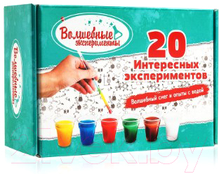 Набор для опытов Волшебный снег 20 опытов с водой / ms-10