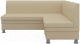 Миниатюра изображения товара Уголок кухонный мягкий Лига Диванов Уют 31 правый / 58698 (экокожа, бежевый)