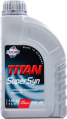 Моторное масло Fuchs Titan Supersyn 5W40 / 600930745 (1л)