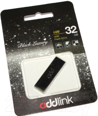 Usb flash накопитель Addlink Luxury Drive U20 USB 2.0 32Gb (ad32GBU20T2) (титан)