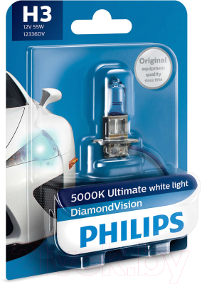 Изображение товара Автомобильная лампа Philips H3 12336DVB1