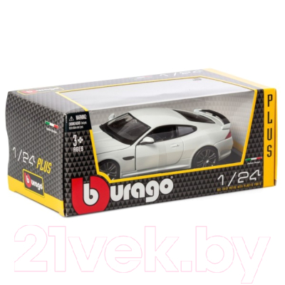 Масштабная модель автомобиля Bburago Ягуар XKR-S / 18-21063 (белый)