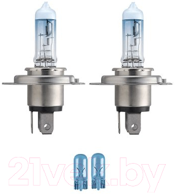 Комплект автомобильных ламп Philips H4 12342WHVSM (4шт)