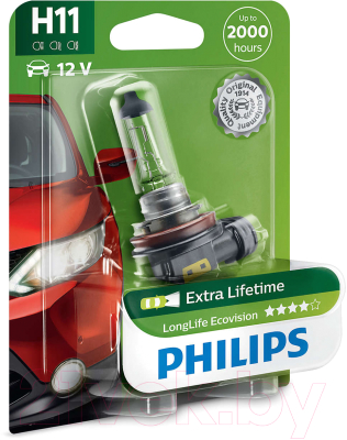 Автомобильная лампа Philips H11 12362LLECOB1