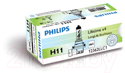 Автомобильная лампа Philips H11 12362LLECOC1