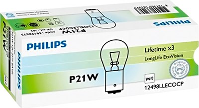 Комплект автомобильных ламп Philips 12498LLECOCP (10шт) - 