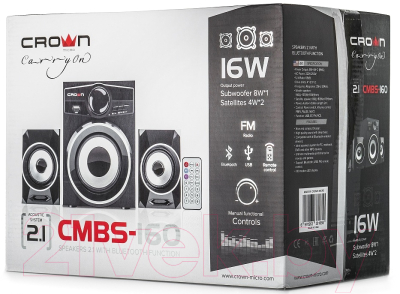 Мультимедиа акустика Crown CMBS-160