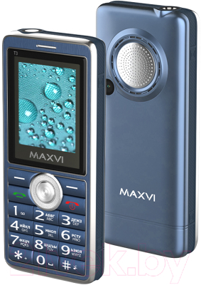 Мобильный телефон Maxvi T3 (маренго)