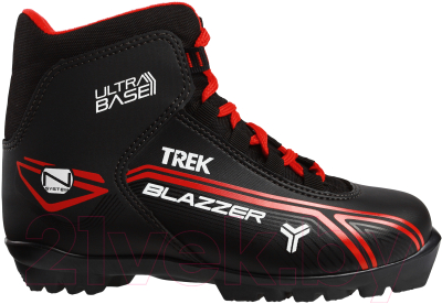 Ботинки для беговых лыж TREK Blazzer 2 N (черный/красный, р-р 44)