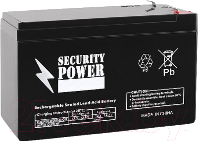 Батарея для ИБП Security Power SP 12-1.3 (12V/1.3Ah)