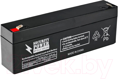Батарея для ИБП Security Power SP 12-2.3 (12V/2.3Ah)