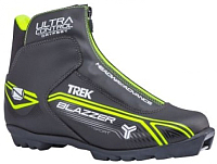 Ботинки для беговых лыж TREK Blazzer Comfort 1 NNN (черный/лайм, р-р 37) - 