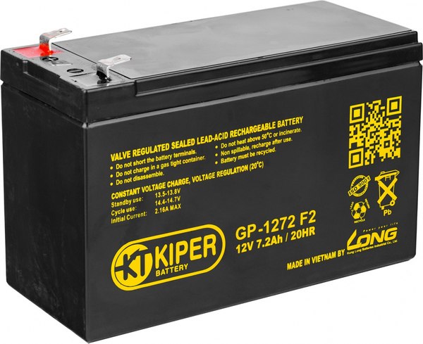 Аккумуляторная батарея Kiper GP-1272 F1