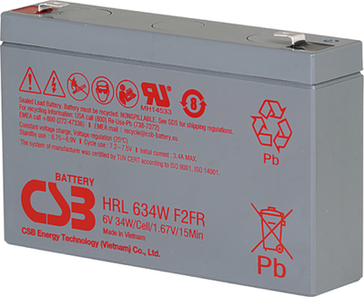 

Аккумуляторная батарея, HRL 634W F2 FR
