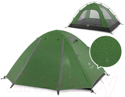 Палатка Naturehike P-Series 3 / NH18Z033-P 210T65D (зеленый)