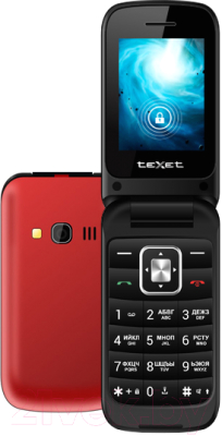 Мобильный телефон Texet TM-422 (гранат)