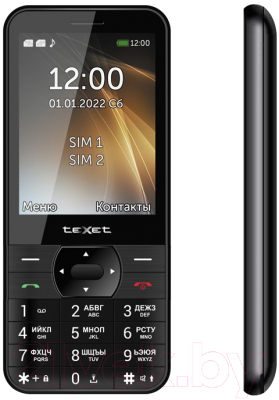 Мобильный телефон Texet TM-423 (черный)