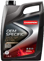 Моторное масло Champion OEM Specific 5W30 C3 SP Extra / 1049363 (5л)