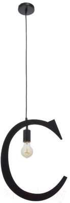 Потолочный светильник BayerLux Алфавит С / 7137060 (черный)