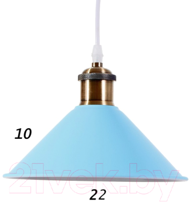 Потолочный светильник BayerLux 1244/1BL / 5465101 (синий)