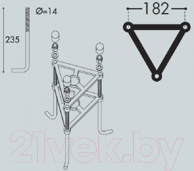 Фонарь уличный Fumagalli Giorgio 4P2.362.G10.AYF1R