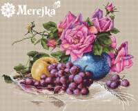 Набор для вышивания Merejka Натюрморт с виноградом / K-20 - 
